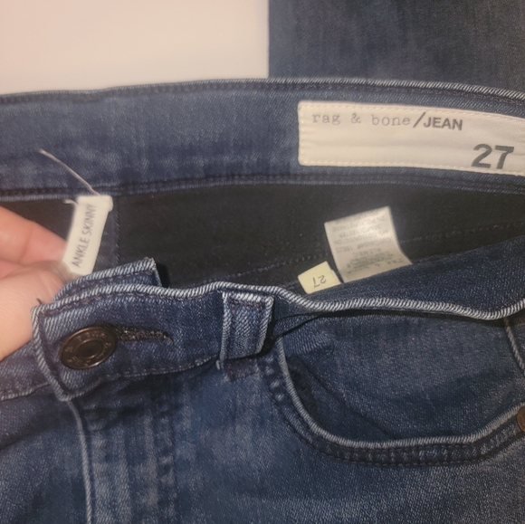 Rag&Bone Ankle Skinny Jeans Size 27 - Picture 5 of 11